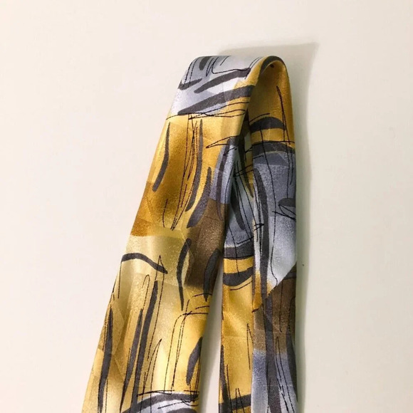 J Garcia Tie Collection Fifty Four Scales Silk Necktie - Picture 8 of 11